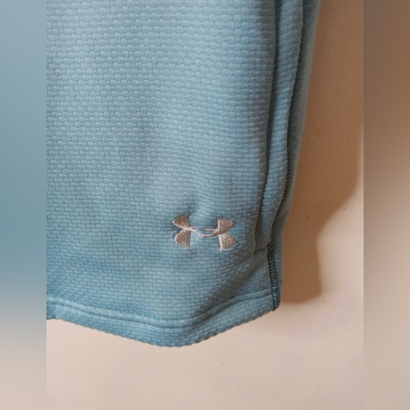 Under Armour AllSeasonGear 1/4 Zip Pullover Sweatshirt Small Blue - Picture 12 of 12